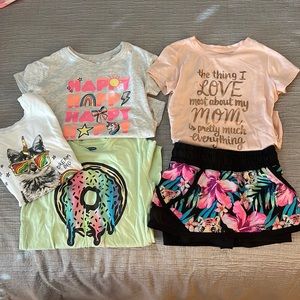 Girls 5T Shirts & Skort